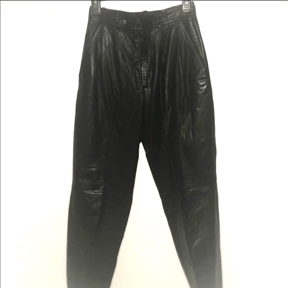VINTAGE REAL LEATHER PANTS